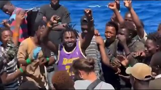 Invaders Celebrate Illegal Invasion With UN Sponsored NGO 'Rescue Crew'