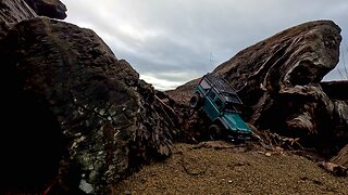 Traxxas TRX4M Tackles Frozen Pacific Beach Tundra.