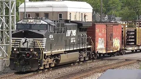 Norfolk Southern Welded Rail Train from Marion, Ohio August 21, 2022