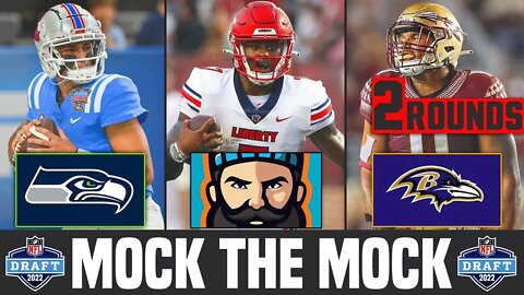 GOAT House 2-Round 2022 NFL Mock Draft | Mock The Mock