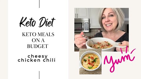 Cheesy Chicken Chili / Keto Meals On A Budget!