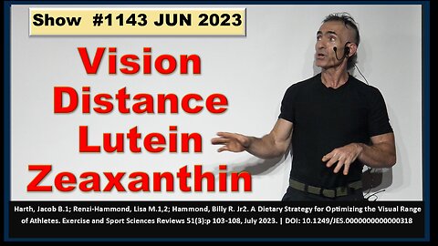 Lutein & Zeaxanthin: Supercharge Your Vision for Athletic Edge Ep, 1143 Jun 2023