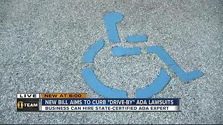 Florida lawmaker files bill to stop "drive by" ADA lawsuit abuse