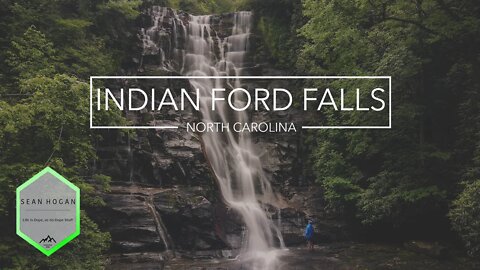 Indian Ford Falls, North Carolina -- 4K Cinematic