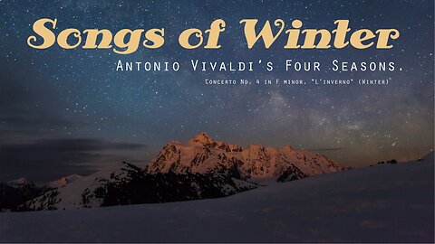 Songs of Winter from Vivaldi’s Four Seasons