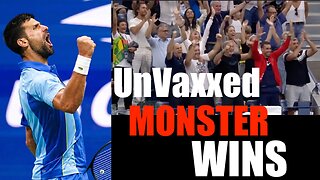 UnVaxxed Monster Wins US Open -- Sponsored by Moderna