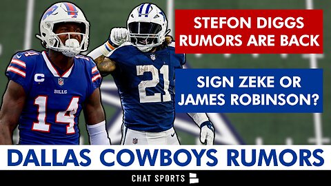 Cowboys Rumors On Stefon Diggs Trade & Signing James Robinson