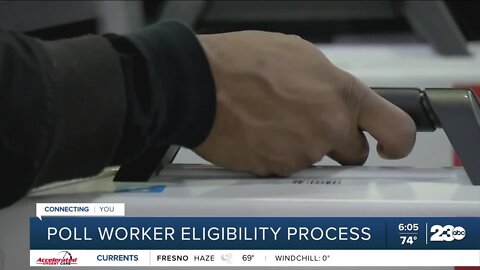 Poll worker eligibility process