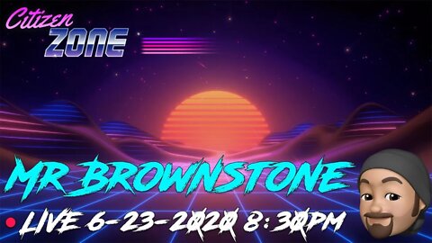 Mr Brownstone #NASCAR OVERDRIVE - Citizen Zone Live 6-23-2020