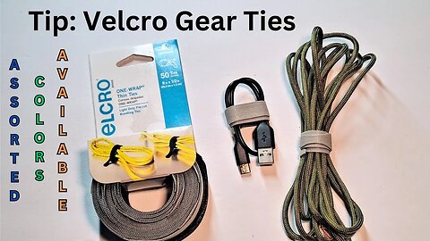 Reusable Velcro Gear Ties