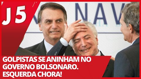 Golpistas se aninham no governo Bolsonaro. Esquerda chora! - Jornal das 5 nº 140 - 04/02/21