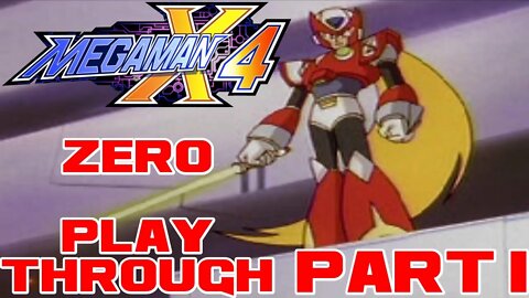 🎮👾🕹 Mega Man X4 - Zero Playthrough - Part 1 - PlayStation 🕹👾🎮 😎Benjamillion