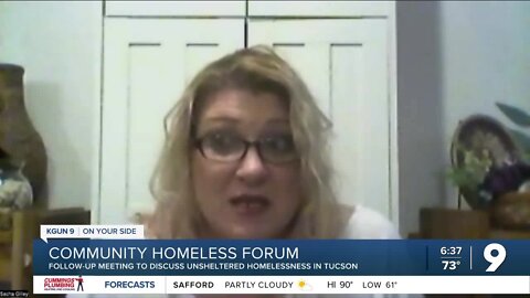 Virtual session forum set to address unsheltered homelessness in Tucson