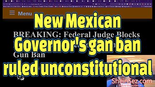 New Mexican Governor's gan ban ruled unconstitutional-SheinSez 292