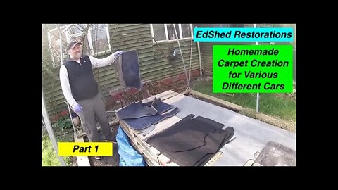EdShed Restorations Hand Made Carpet Creation for the Jaguar Mk2, E-Type and The Aston Martin Part 1