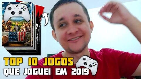 TOP 10 GAMES que joguei em 2019