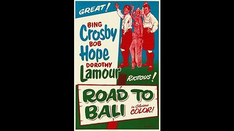 Road to Bali, 1952 bing Crosby, bob hope, full movie HD.