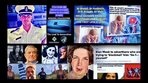 Covid Vaccine Massacre mRNA Vax Produce Brain Injury Personality Change X Elon Musk Hillary Clinton