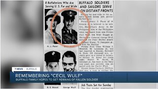 Buffalo family working to find remains of fallen soldier returned nearly 80 years later