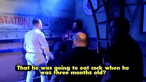 WOKE Spanish Comedian made disgusting pedo remarks about a 3 month-old-boy DAD lays Smackdown