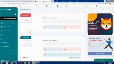gagner de l'argent avec shiba inu crypto bep20 sur free shiba limited et izichange en Afrique