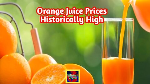 Orange juice prices historically high after crop producer slammed by weather and disease