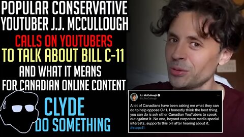 Called Out to Talk About Bill C-11 by J.J. McCullough