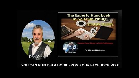 YOU CAN PUBLISH A BOOK FROM YOUR FACEBOOK POST