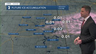 Much Colder Wednesday