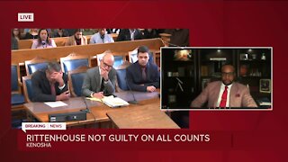 Jacob Blake's family attorney, B'Ivory Lamarr, reacts to Rittenhouse verdict