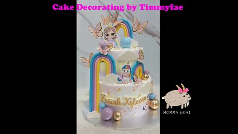 Decorating Unicorn Fondant Cake - Star Fish Really Loves You