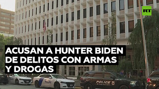 Acusan a Hunter Biden de delitos relacionados con armas de fuego y drogas