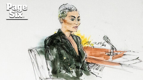 Blac Chyna chokes back tears during cross-examination at Kardashian trial