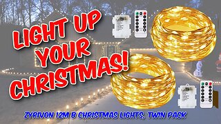 ZYRIVON 12M Christmas Lights, Twin Pack Review