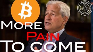 Dimon & JP Morgan call BTC Bull, but Bitcoin Dominance Called Bear, More pain, EGLD thru $27