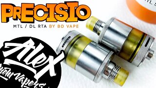 Precisio MTL/DL RTA l by BD Vape l Alex VapersMD review 🚭🔞