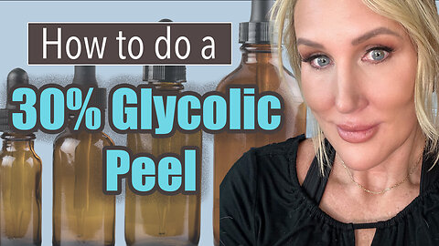 30% Glycolic Peel at Home // Facial Rejuvenation