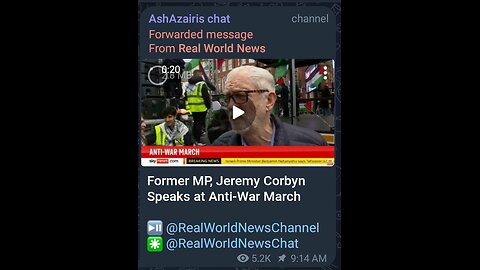 News Shorts: Jeremy Corbyn at Anti-War March
