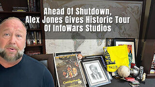 Ahead Of Shutdown, Alex Jones Gives Historic Tour Of InfoWars Studios