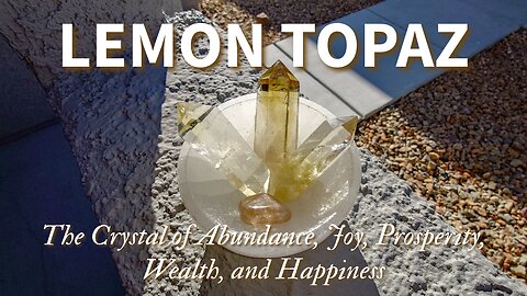 Unveiling the Marvels of Lemon Topaz: Healing, Origins, Metaphysical Powers, and Uses