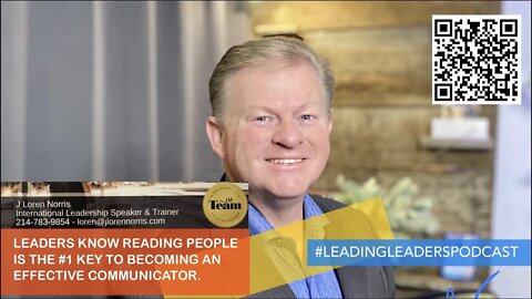 #LEADERS KNOW READING PEOPLE IS THE #1 KEY TO BECOMING AN EFFECTIVE COMMUNICATOR.