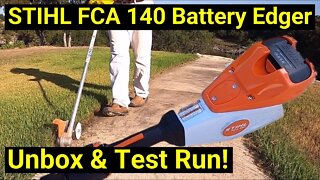 🌻STIHL FCA 140 Battery Lawn Edger ● This Thing Rocks! ✅