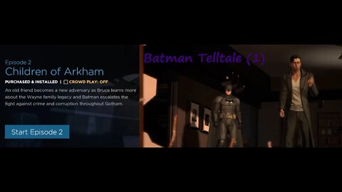 Batman Telltale Walkthrough / Children Of Arkham (1) (PS5)