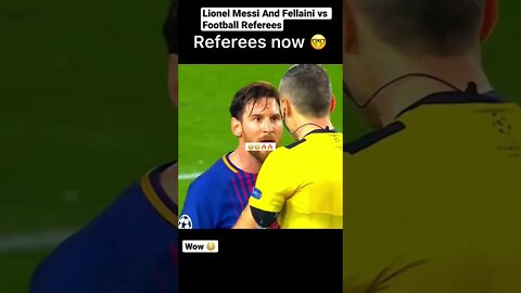 Lionel Messi And Fellaini vs Football Referees #shorts #football #referee #lionelmessi
