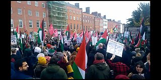 Irish Palestinian Solidarity March, Garden of Remembrance, Dublin 18/11/23