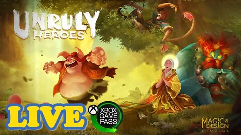 UNRULY HEROES - UM GAME MUITO BONITO E DIVERTIDO - XBOX