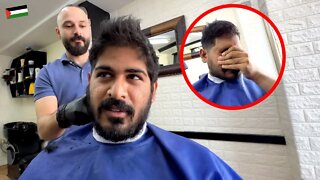 Israeli Jew Gets Palestinian 🇵🇸 Haircut In East Jerusalem