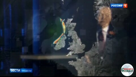 Tensão Rússia🇷🇺🆚🇬🇧 GB: TV estatal Pоссня 1 simula torpedo nuclear Poseidon destruir Inglaterra