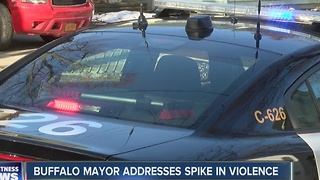 Mayor Brown responds to 'spike in violence' in Buffalo