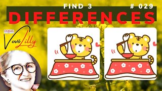 FIND THE THREE DIFFERENCES | # 029 | EXERCISE YOUR MEMORY